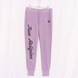 TRUE RELIGION Crystal Horseshoe Jogger Sweatpants Size M